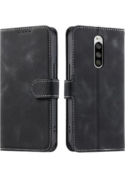 Sony Xperia 1 Için Flip Case Bilek Kayışı Kickstand Cüzdan Kart Yuvaları Pu (Yurt Dışından) indirimleri