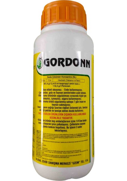 Gordonn Çim Ot Ilacı 500GR
