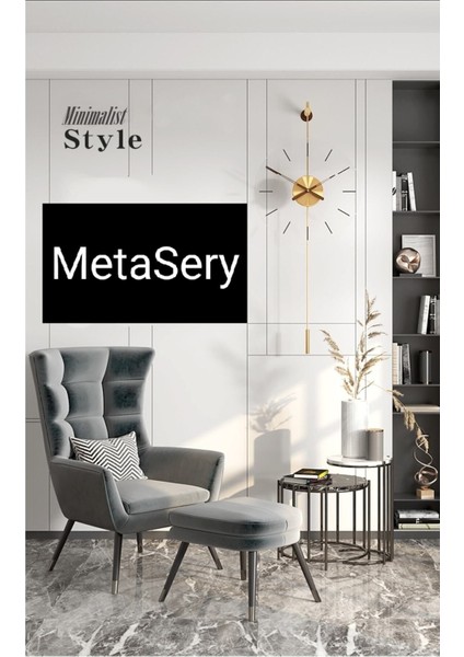 Gravity Premium Gold Duvar Saati, Modern Metal ve Cam Tasarım Duvar Saati modelleri