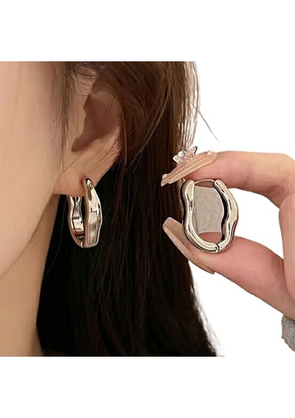 Moda Kişilik Basit Küpe Kadın Küpe Saplama Küpe Kadın (Yurt Dışından)