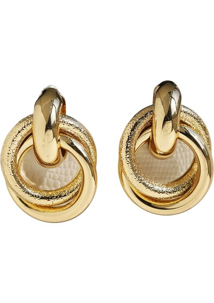 Niş Tasarım Çok Yönlü Küpe Kişilik Küpe Küpe Takı Kadın (Yurt Dışından)