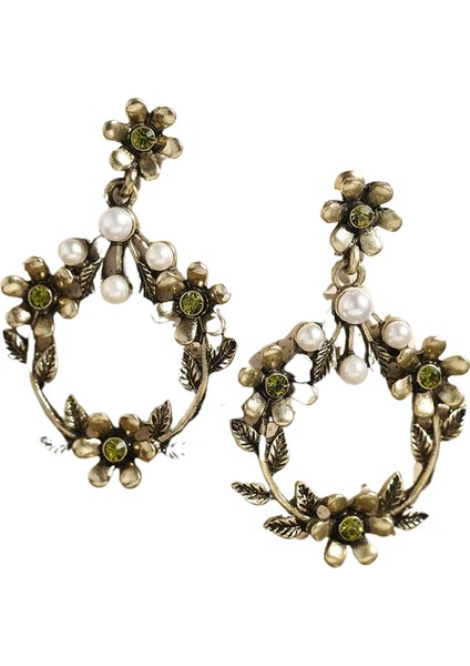 Moda Çok Yönlü Mizaç Metal Oyuk Geometrik Küpe Saplama Küpe Kadın (Yurt Dışından)