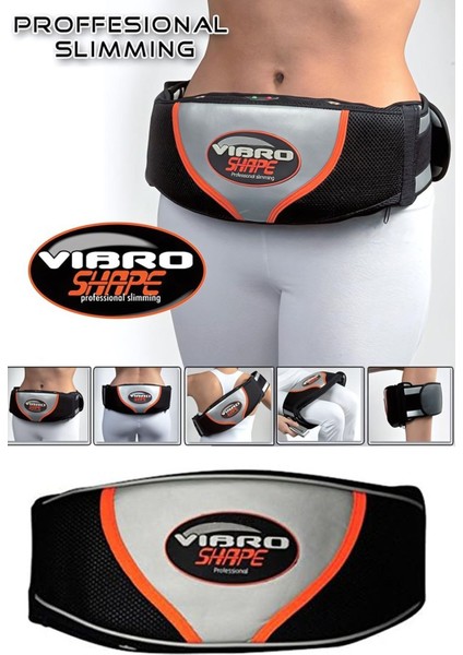 Profesyonel Titreşimli Çift Motorlu Bel Omuz Kol Bacak Masaj Kemeri Göbek Eritme Cihazı