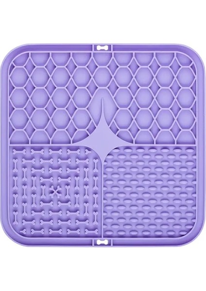 Evcil Hayvan Yalama Silikon Mat Evcil Hayvan Yavaş Besleme Plakası Kişiselleştirilmiş Besleyici Vakumlu Bardak Yemek Eğitim Besleyici (Yurt Dışından)