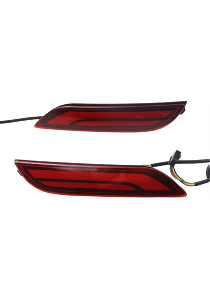 Araba LED Arka Tampon Reflektör Işığı Fren Lambası Arka Lambası Dinamik Dönüş Sinyali Işığı Toyota Camry 2018-2021 (Yurt Dışından)