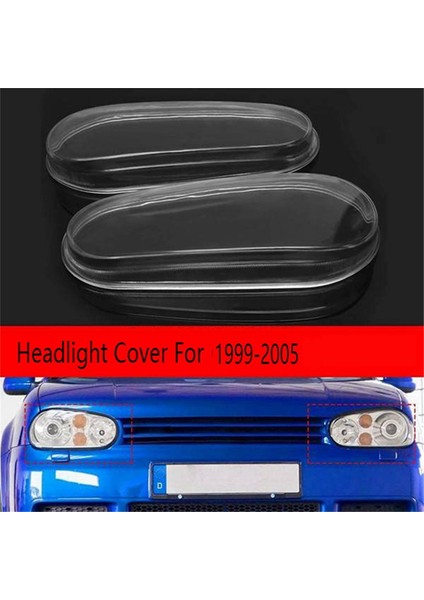 Vw Golf Mk4 R32 1999-2005 Far Abajur Şeffaf Kabuk Far Lambası Muhafazası Lens Koruma Onarımı (Yurt Dışından) fırsatları