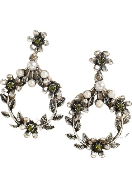 Moda Çok Yönlü Mizaç Metal Oyuk Geometrik Küpe Saplama Küpe Kadın (Yurt Dışından)