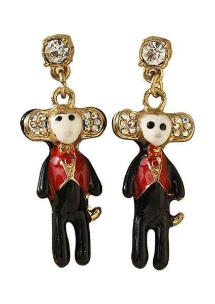 Avrupa ve Amerika Birleşik Devletleri Modası Retro Metal Küpeler Mizaç Basit ve Çok Yönlü Küpeler (Yurt Dışından)