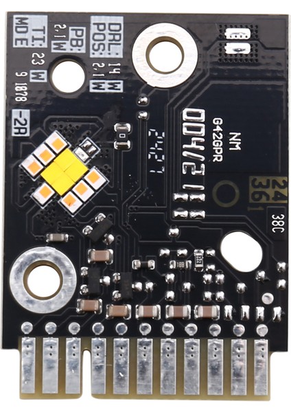 Bmw 2 Serisi G42 2022-2024 Sarı Gündüz Farı LED Panoları Için Ön Far LED Çipi 63115A043C6 R (Yurt Dışından)