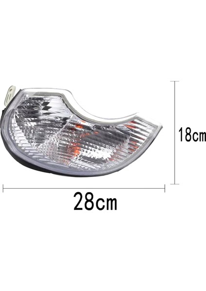 1 Çift Ön Sis Lambası Sinyal Köşe Lambaları Sol ve Sağ Hyundai Terracan 2001-2006 92301-H1010, 92302-H1010 (Yurt Dışından) modelleri