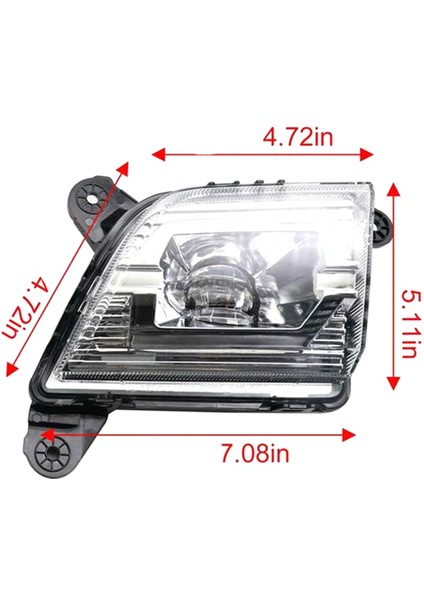 Ön Tampon Sis Lambası LED Sürüş Lambası Sis Lambası Chevrolet Silverado 2019-2021 Sağ (Yurt Dışından) indirimleri