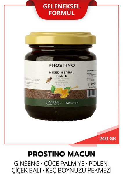 Prostino Bitkisel Karışım Macun Erkek 240 Gram
