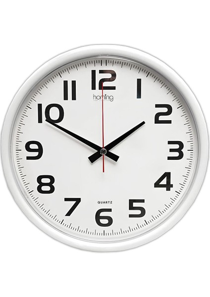 Homing Modern Beyaz Çerçeveli Duvar Saati 28 cm fiyatları