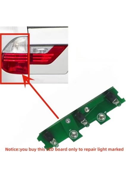 Araba Arka Dış Stop Lambası Onarım Çip Devre Kartı LED Sürücü Modülü Çip Kartı Bmw X3 E83 2007-2010 Sol (Yurt Dışından) fiyatları