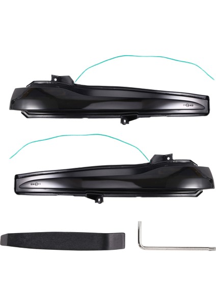 Araba Dinamik Dikiz Aynası Lambası Dönüş Sinyal Işıkları LED Gösterge Işıkları Mercedes Benz W205 W222 W213 Için Iki Renkli Işık (Yurt Dışından) modelleri