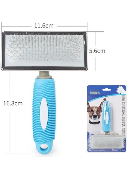 Evcil Hayvan Tüy Alma Tarağı Kedi Köpek Fırçası Evcil Hayvan Tüy Bakım Aletleri Yavru Köpek Tüy Dökme Tarağı Evcil Hayvan Tüy Kesme Tüy Alma Fırçası (Yurt Dışından)