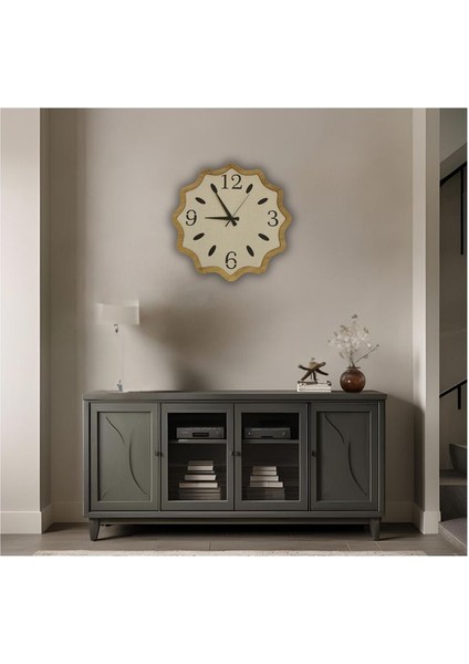 Dekoratif Ahşap Duvar Saati 45CM fiyatları