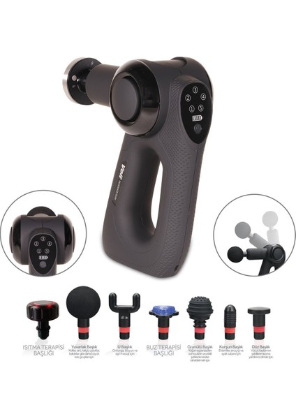 M177 Isıtıcı / Soğutucu Başlıklı Masaj Gun