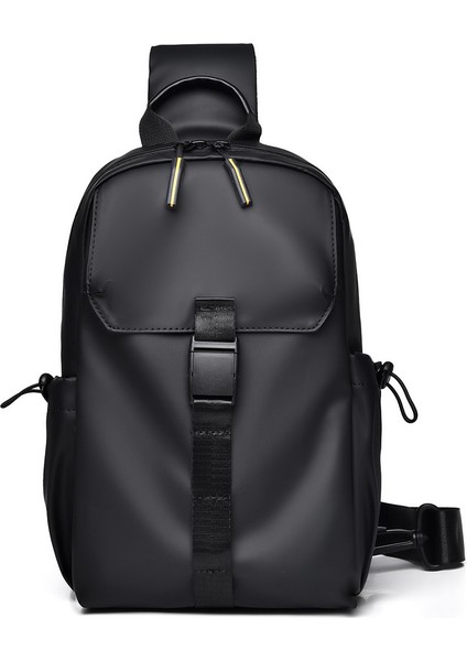 Erkek Çapraz Askılı Çanta Büyük Kapasiteli Göğüs Çantası Su Geçirmez Açık Spor Satchel Trend Oxford Kumaş Omuz Çantası (Yurt Dışından)
