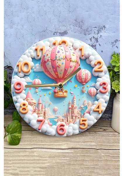 Sessiz Yuvarlak Ahşap Duvar Saati, Kuvars Hareketli 3D Görünümlü 2d Saat SDW101 modelleri