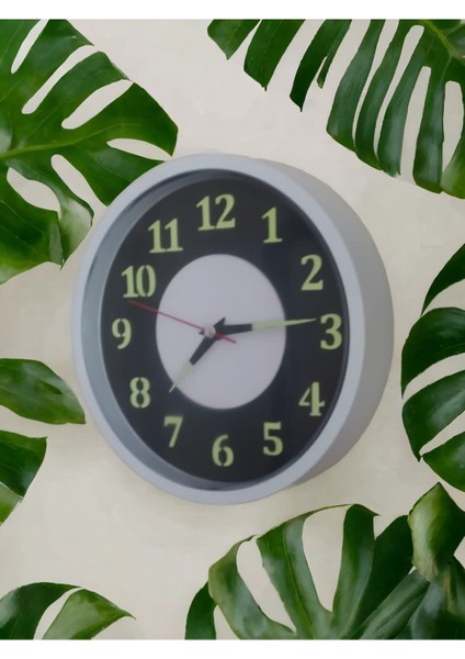 Fosforlu 22 cm Duvar Saati 4 Adet Çanta 3 Adet Kek Kalıbı Hediyeli fiyatları