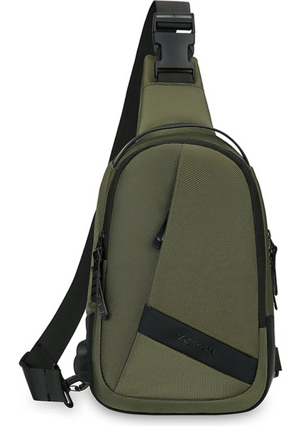 Günlük Kanvas Çanta Moda Çok Yönlü Erkek Çantası Tek Omuz Çapraz Askılı Çanta Trend Erkek Çantası (Yurt Dışından)