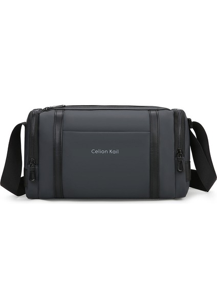 Günlük Kanvas Çanta Moda Çok Yönlü Erkek Çantası Tek Omuz Çapraz Askılı Çanta Trend Erkek Çantası (Yurt Dışından)