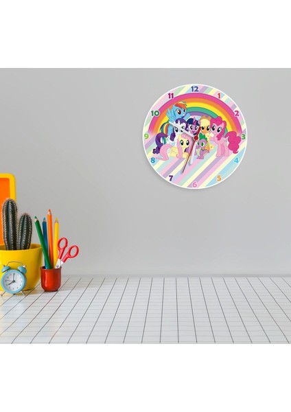 My Little Pony 2 Çocuk Odası Sessiz Duvar Saati fiyatları