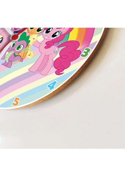 My Little Pony 2 Çocuk Odası Sessiz Duvar Saati modelleri