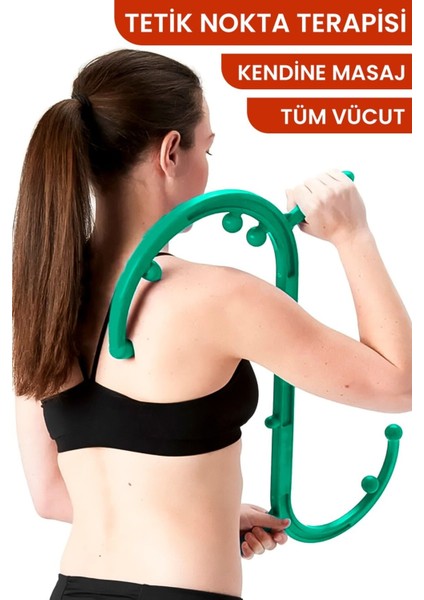 Tetik Noktası Masaj Kancası | Boyun Sırt Omuz Ayak Bacak Giderici Derin Doku Masaj Aleti