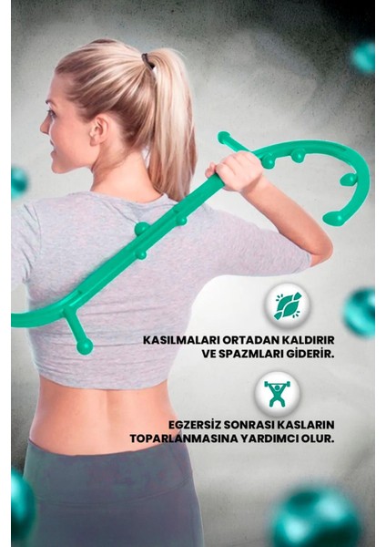 Tetik Noktası Masaj Kancası | Boyun Sırt Omuz Ayak Bacak Giderici Derin Doku Masaj Aleti fiyatları