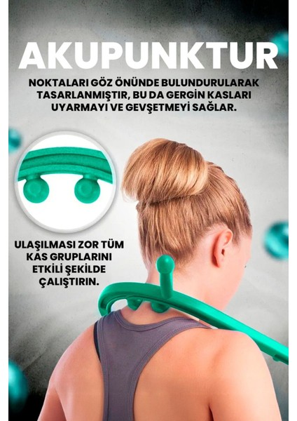 Tetik Noktası Masaj Kancası | Boyun Sırt Omuz Ayak Bacak Giderici Derin Doku Masaj Aleti fırsatları