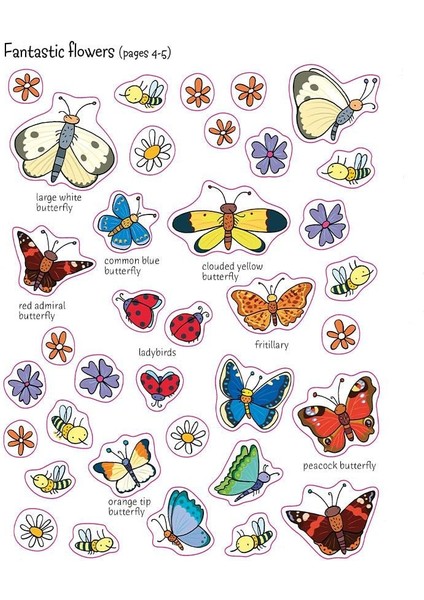 First Sticker Book Garden modelleri