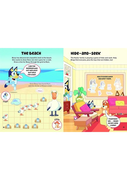 Bluey - Meet Bluey Sticker Activity Book fırsatları