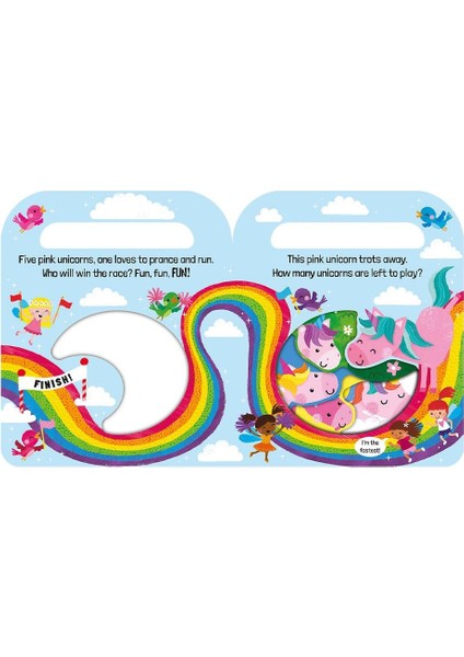 Five Pink Unicorns - Carry And Count - Board Book