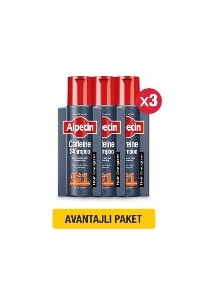 Coffein Kafein 3x Şampuan C1 250 ml