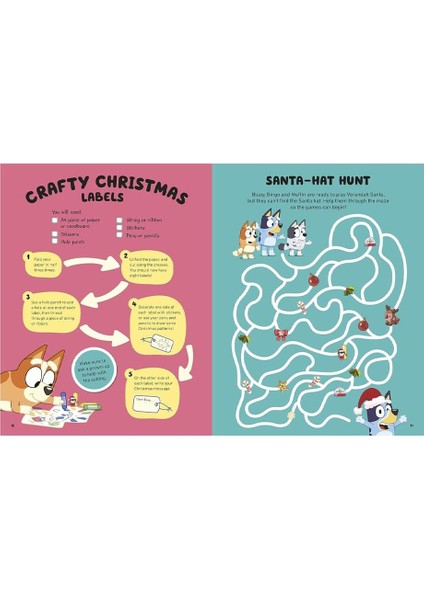 Bluey - Hooray Its Christmas Sticker Activity Book fiyatları