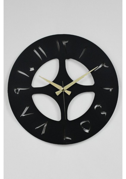 Arabic Model Metal Lazer Kesim Akar Sessiz Mekanizmalı Duvar Saati (40*40 Cm) fiyatları