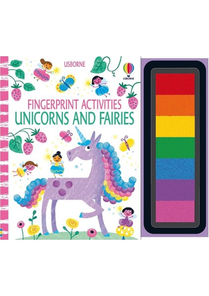 Fingerprint Activities Unicorns And Fairies Usborne