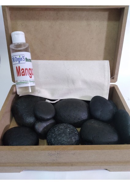 Sıcak Masaj Taşı 12 Adet Karışık Hediyeli