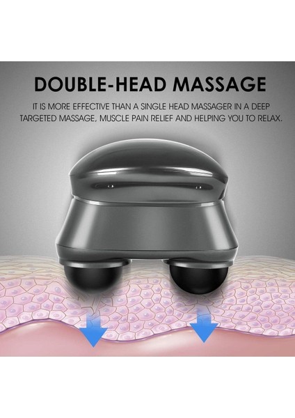 ERG-751 Percussion Şarjlı Çift Başlıklı Darbeli Derin Etki Vücut Masaj Aleti fiyatları