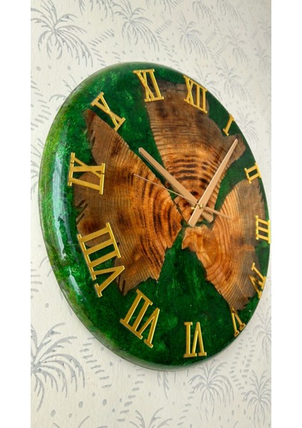Reçine Epoksi Çam Ağacı Duvar Saati fiyatları
