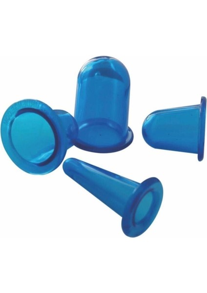 4 Adet Silikon Masaj Kupası