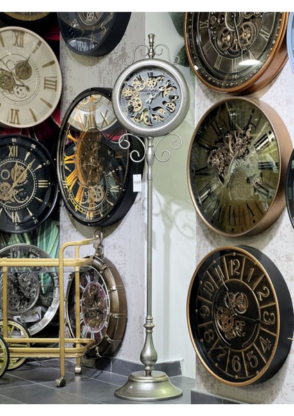 Labella Çarklı Ayaklı Saat Yer Dekoratif Saat