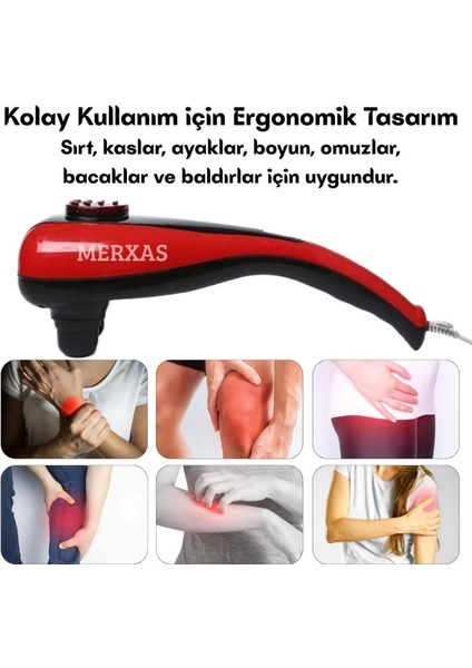 SL-222A Kırmızı Çift Başlıklı Paletli Masaj Aleti Sırt Bacak Kol Tüm Vücut Masaj Cihazı fiyatları