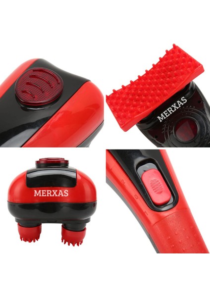 SL-222A Kırmızı Çift Başlıklı Paletli Masaj Aleti Sırt Bacak Kol Tüm Vücut Masaj Cihazı indirimleri