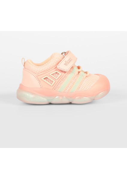 Orante Işıklı İlk Adım Kız Pudra Spor Ayakkabı