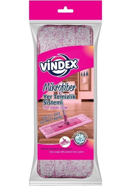 Elite Mikrofiber Etkin Yer Temizlik Sistemi Mop Bezi Yedeği 1 Adet
