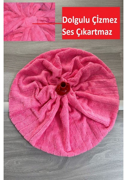 Elite ( 1 Adet ) Mikrofiber Yedek Paspas Ucu , Çevirmeli Mop Başlığı 1 Adet