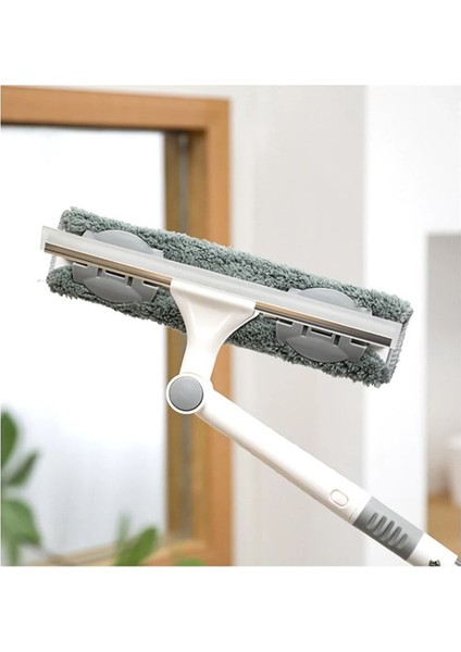 Elite Çift Taraflı Çok Amaçlı Teleskobik Cam, Duvar, Zemin Mop Set 1 Adet